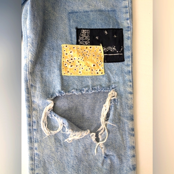 BERSHKA DENIM Patchwork Jeans - Picture 3 of 7
